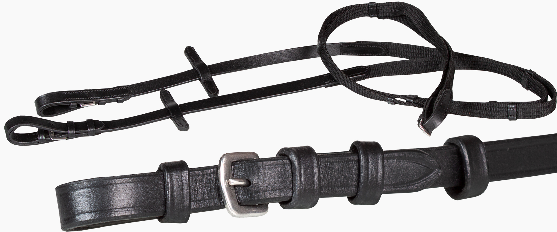 Antislip-Zuegel-Schwarz-Schnallen Antislip-Zuegel-Schwarz-Schnallen
