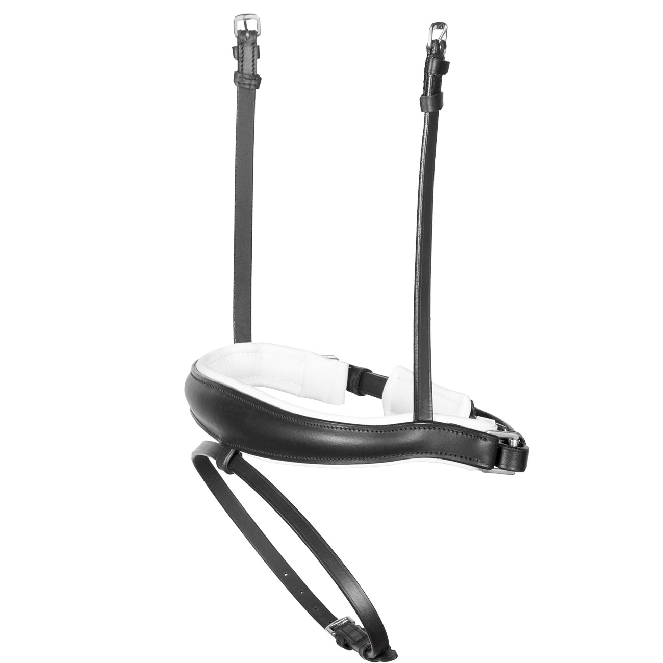 Trense-Competition-Schwarz-Weiss-Reithalfter Trense-Competition-Schwarz-Weiss-Reithalfter