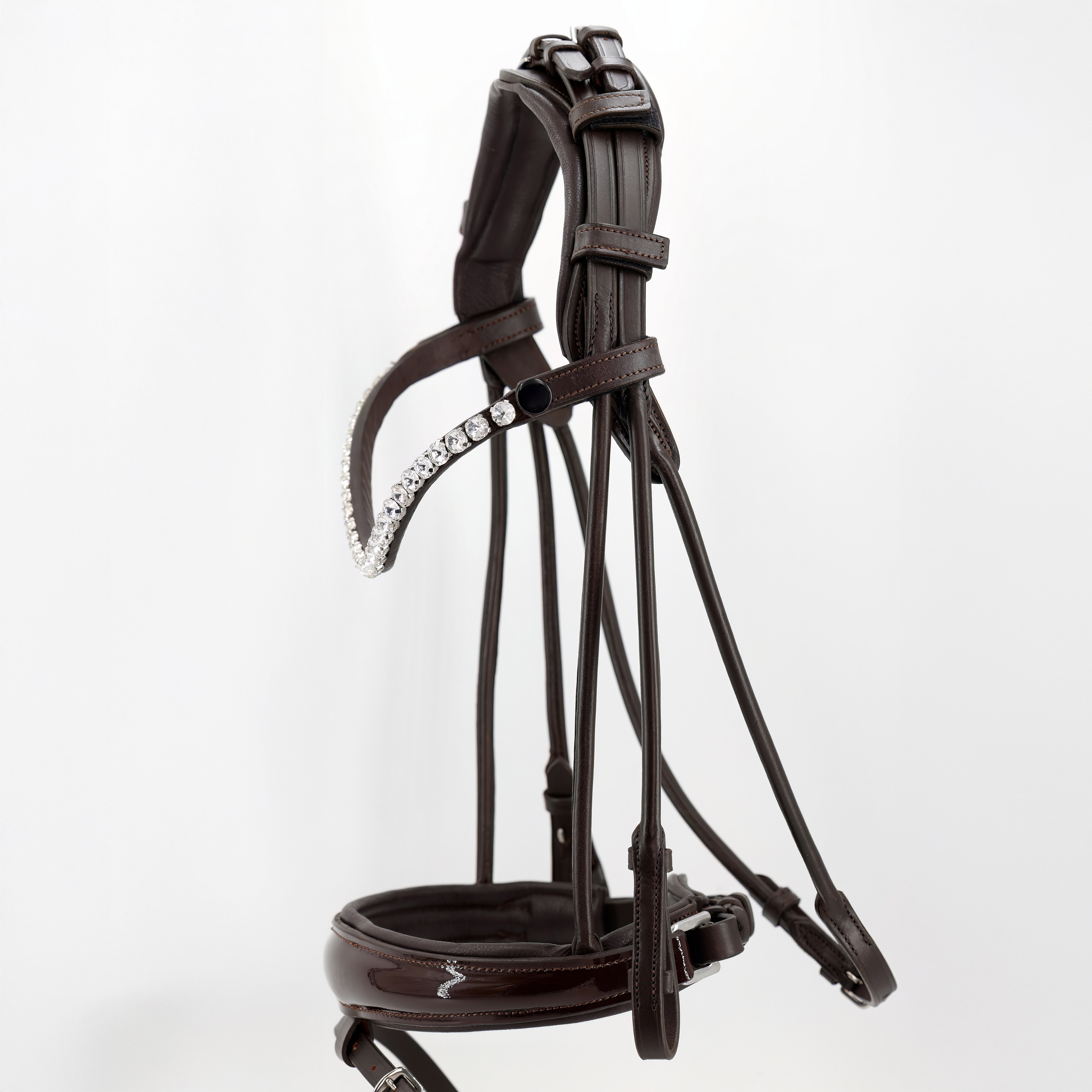 Trense-Braun-ProLine-Muenchen-Rund-Zaumhaken-entfernbarer-Sperrriemen Trense-Braun-ProLine-Muenchen-Rund-Zaumhaken-entfernbarer-Sperrriemen