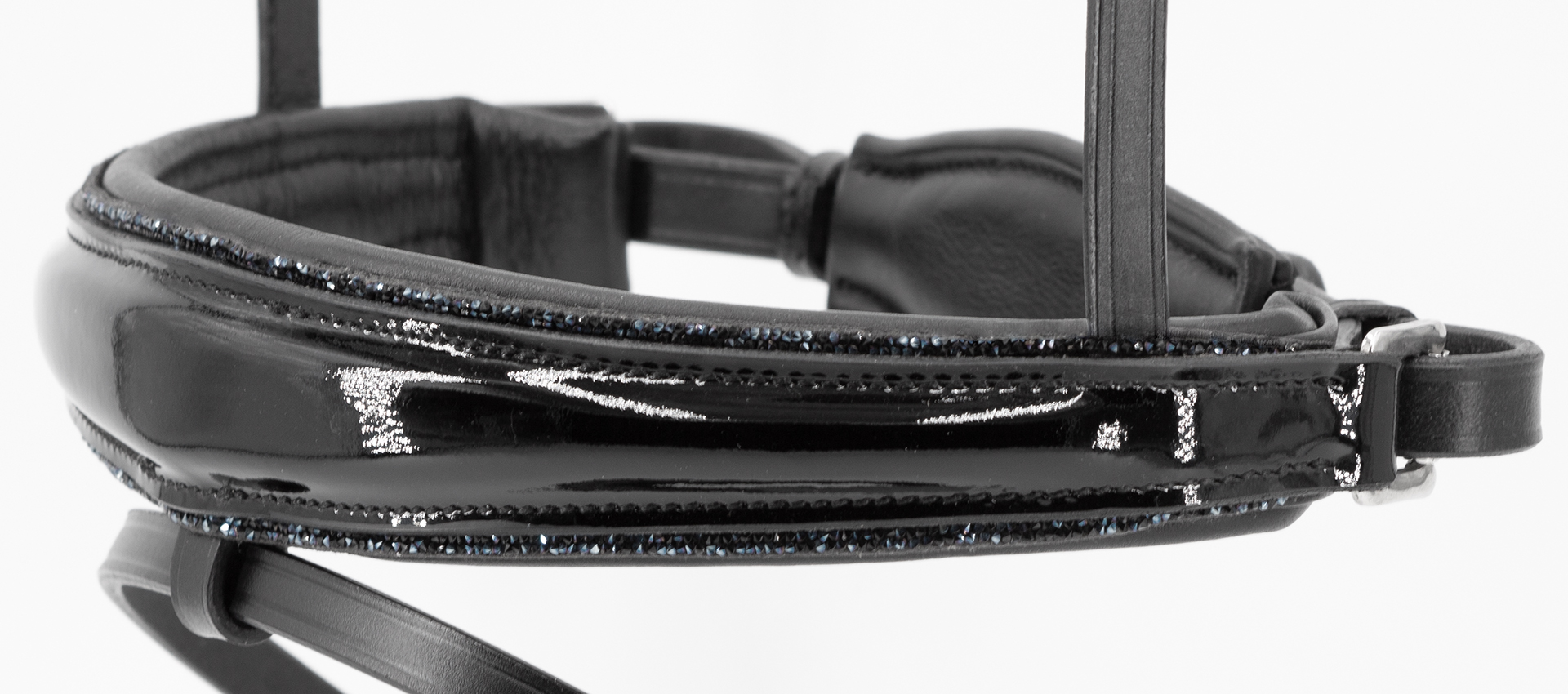 Reithalfter-Shiny-schwarz Reithalfter-Shiny-schwarz
