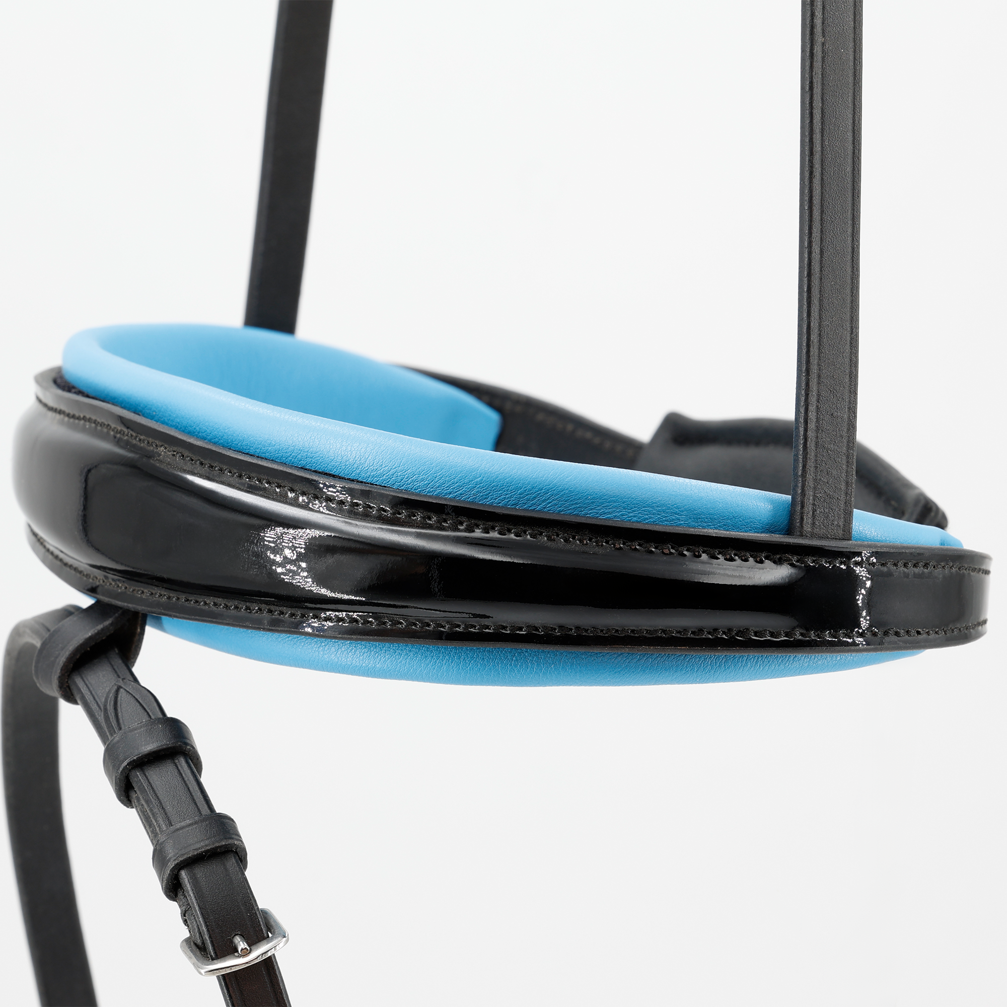 Reithalfter-Switch-Schwarz-Blau-Lack