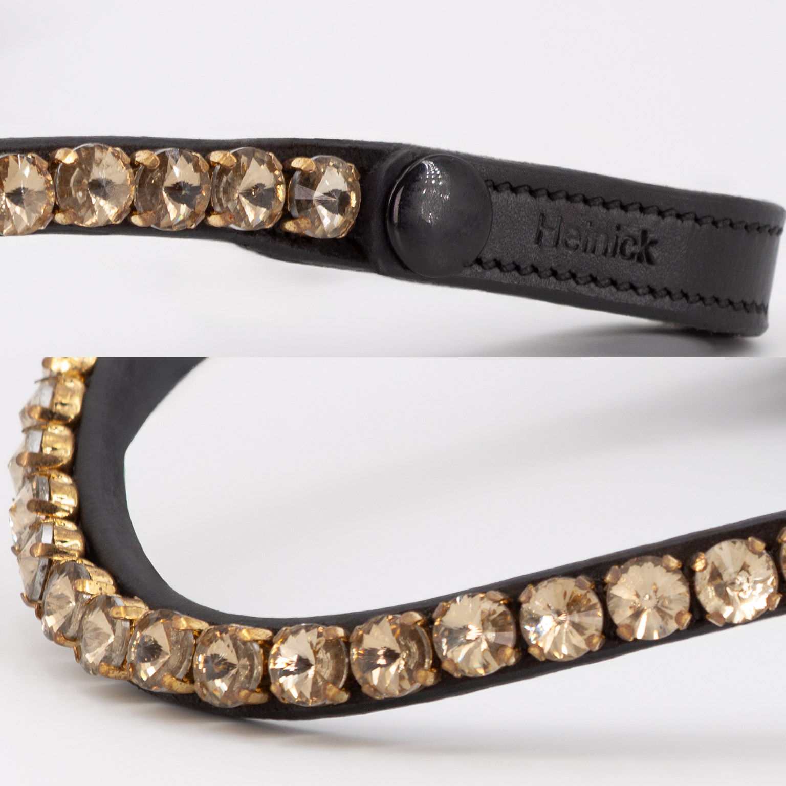 Stirnriemen-Glow-Gold-Detail