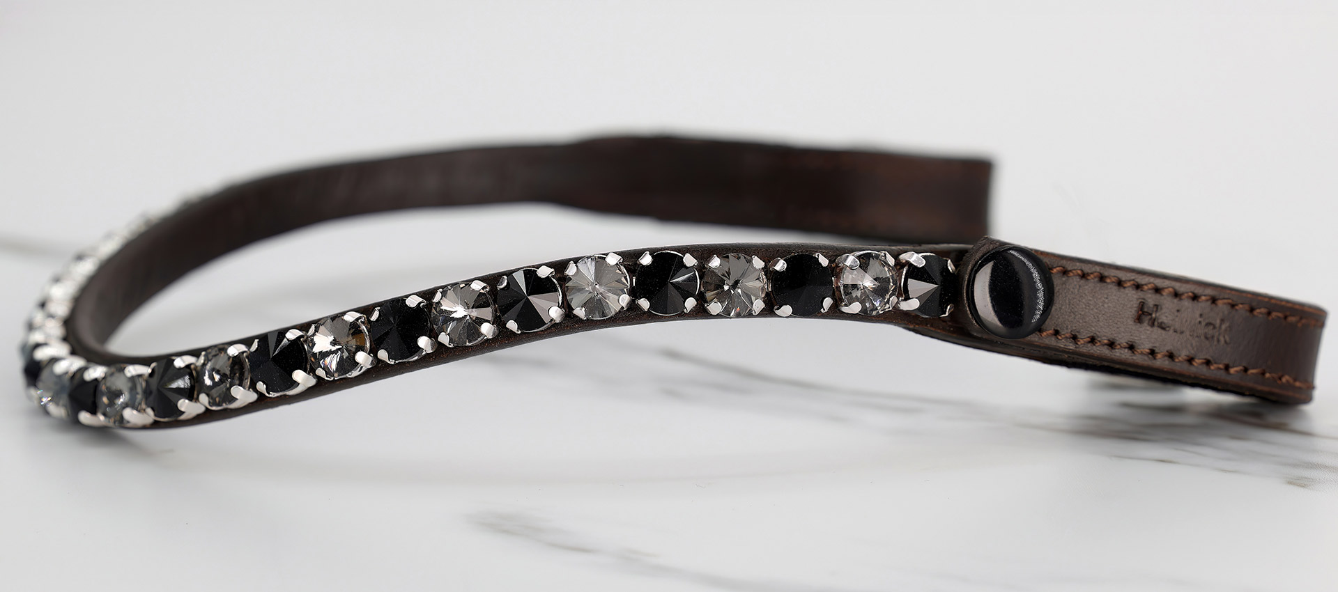 Stirnriemen-Braun-Schnellwechselsystem-Quick-Change-Glow-Dark-Diamond