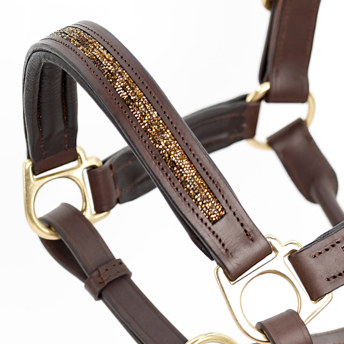 Lederhalfter-Mila-Braun-Halfter