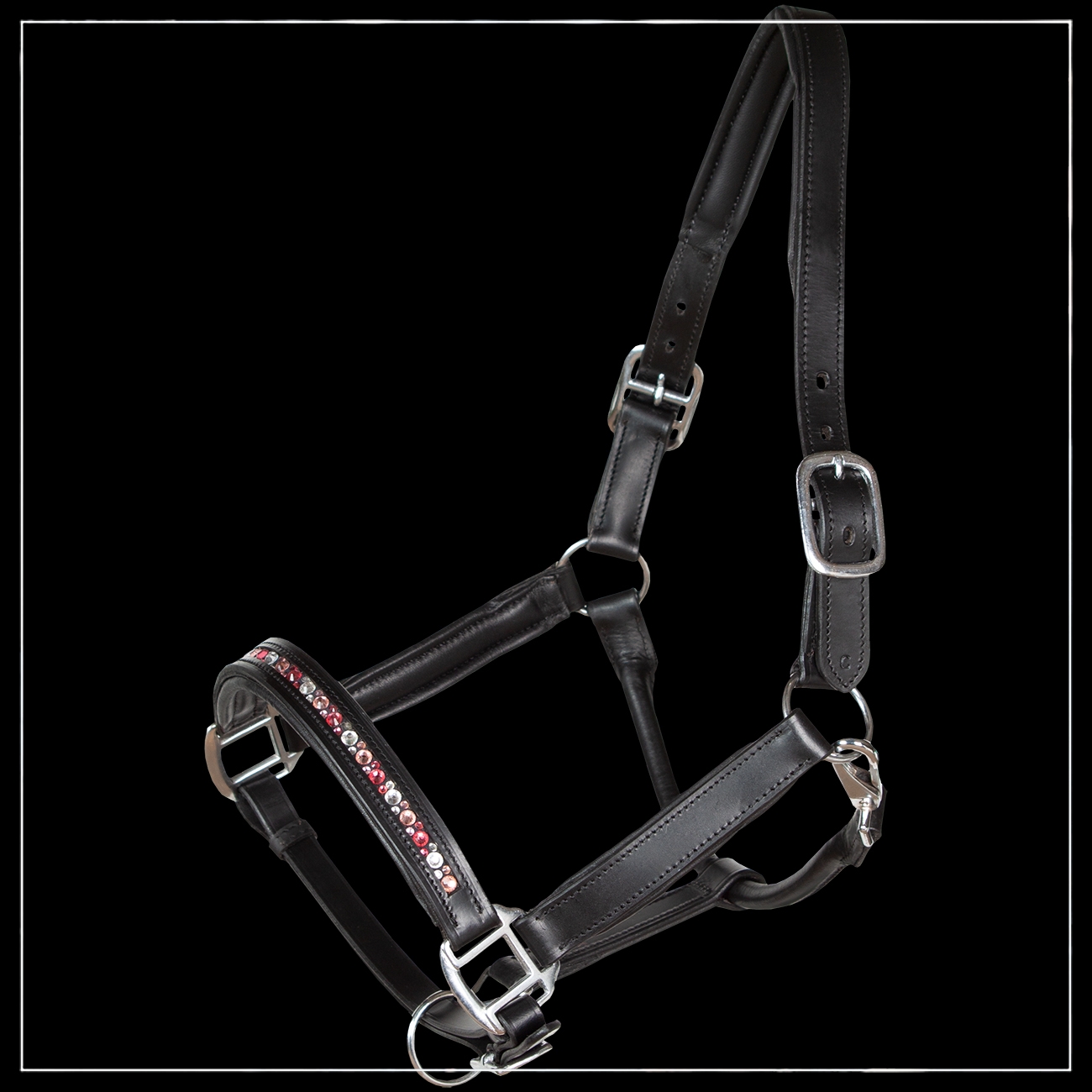 Lederhalfter-mit-Strass-Besatz-Glitzer-Dust-Heart-WB-VB