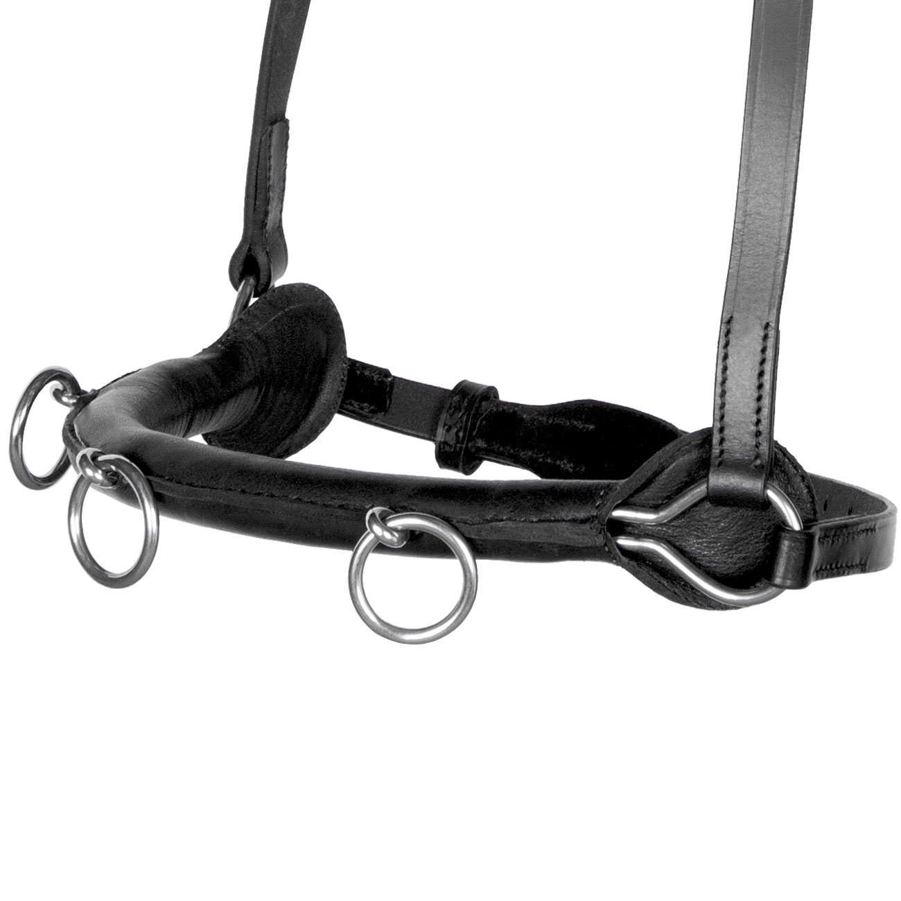 Cavesson-Nasenriemen-Schwarz-WB-VB