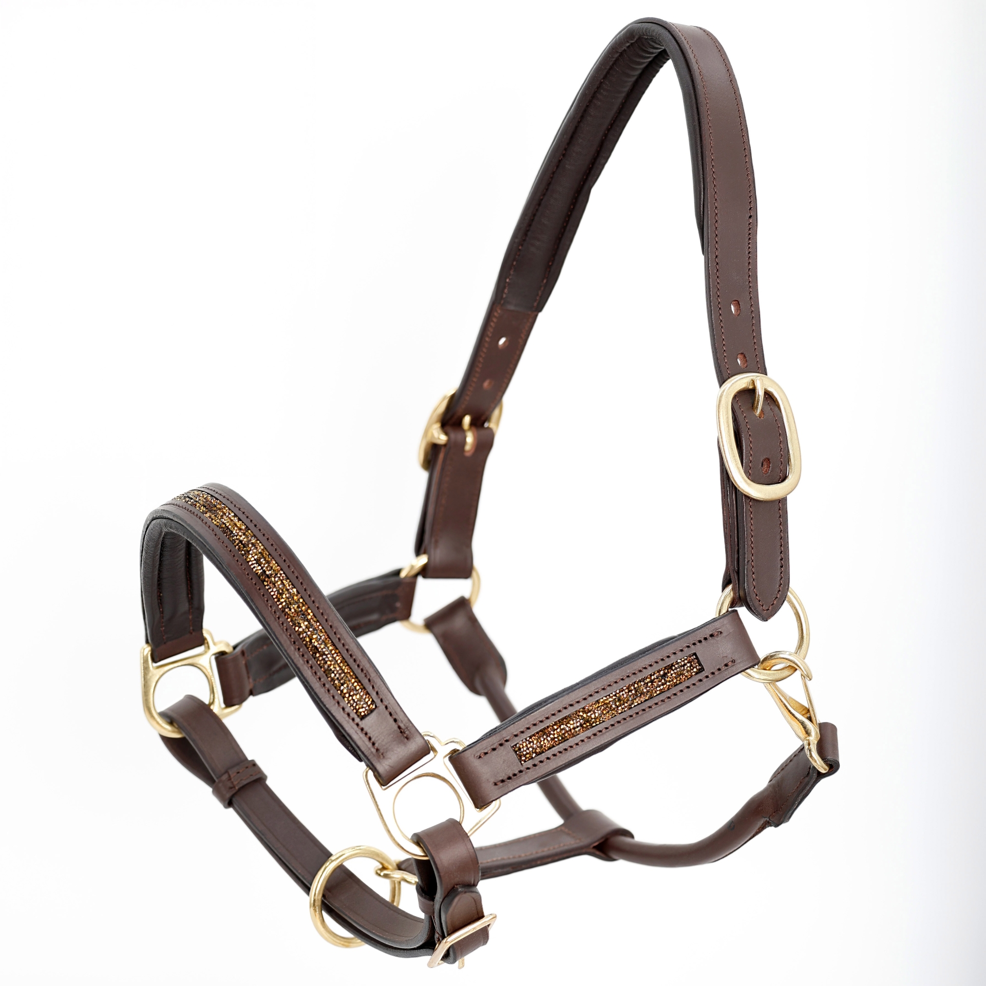 Lederhalfter-Mila-Braun