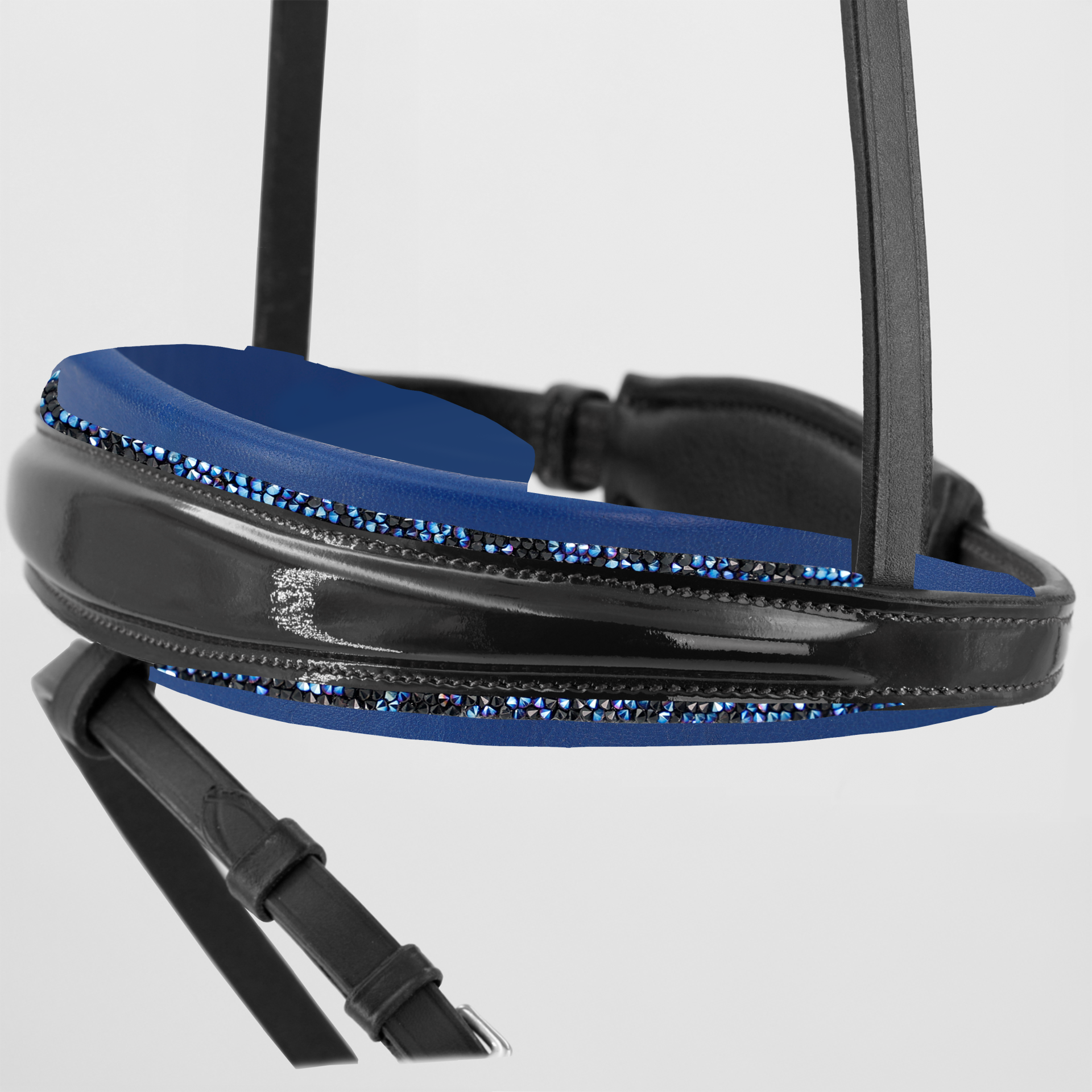 Reithalfter-Switsch-Wechselpolster-Lack-Blau